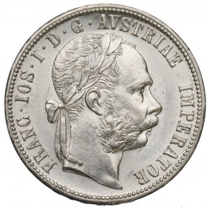 Austria-Hungary, Franz Joseph, 1 florin 1876, Vienna