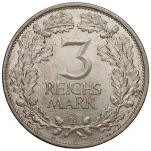 Germany, Weimar Republic, 3 mark 1925