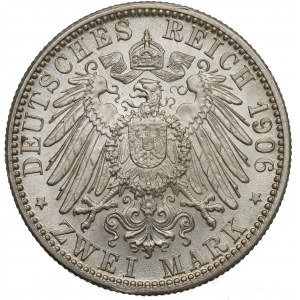 Nemecko, Prusko, 2 marky 1906