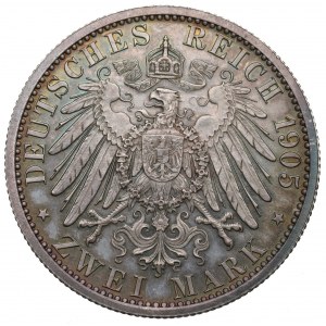 Deutschland, Schwarzburg-Sondershausen, 2 Mark 1905