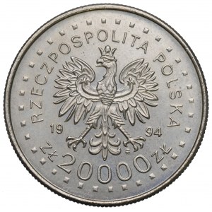 III RP, 20.000 zł 1994 200 Rocznica Powstania Kościuszkowskiego