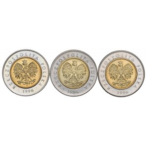 Third Republic, Set of 5 Gold 1994-96