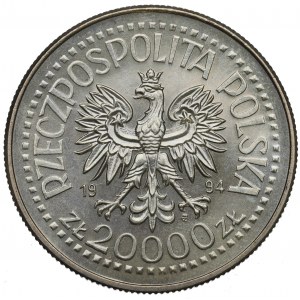 III RP, 20.000 złotych 1994 75 Lat Związku Inwalidów Wojennych RP
