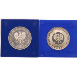 PRL, Zestaw 100 złotych 1973-77