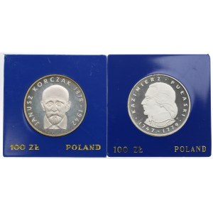 Poľská ľudová republika, sada 100 zlotých 1976-78