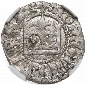 Wladyslaw II Jagiello, půlpenny bez data, Krakov - WLADISLAI - NGC MS62