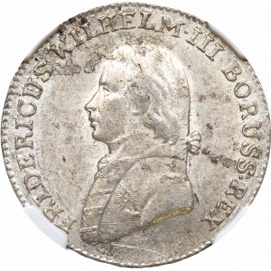 Germany, Prussia, 4 groschen 1802 - NGC MS62
