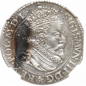 Sigismund III, 6 groschen 1599, Marienburg - NGC MS63
