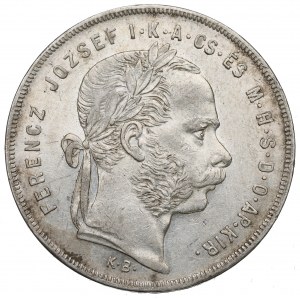 Hungary, 1 forint 1878