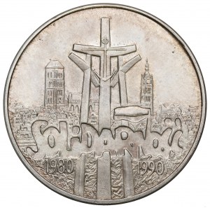 Third Republic, 100,000 zloty 1990 Solidarity Type A