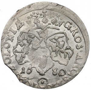 John III Sobieski, 6 groschen 1680, Bromberg