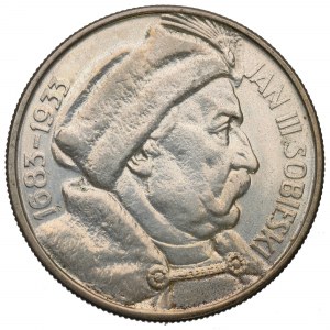 II RP, 10 złotych 1933 Sobieski - nienotowany Double Die