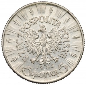 II Republic of Poland, 5 zloty 1935 Pilsudski