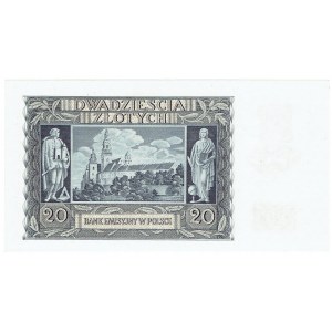 GG, 20 złotych 1940 - Ser. N