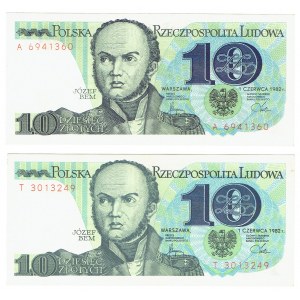 PRL, 10 złotych 1982 A, T