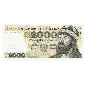 PRL, 2000 złotych 1977 R