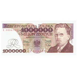 1 mln złotych 1991 E 0006107