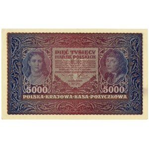 II RP, 5000 Polish marks 1920 II SERIES E