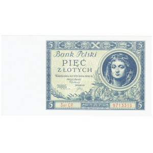 II RP, 5 zlotých 1930 CP