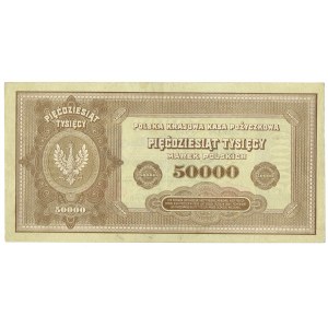 Druhá republika, 50 000 mariek 1922 W