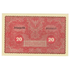 II RP, 20 marek polskich 1919 II SERJA EE