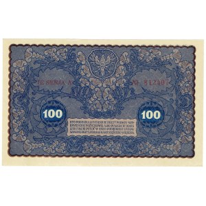 II RP, 100 marek polskich 1919 IE SERJA A