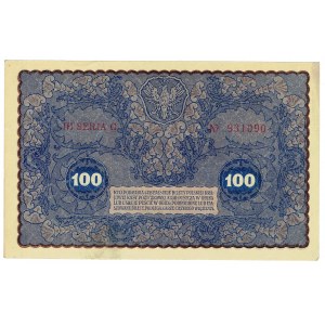 II RP, 100 Polish marks 1919 IH SERJA G