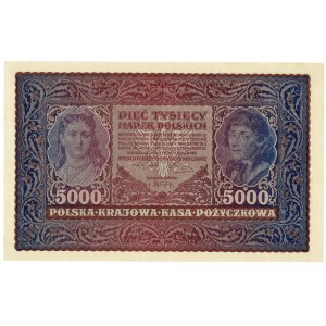 II RP, 5000 Polish marks 1920 II SERIES E