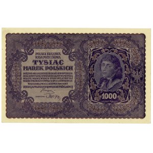 II RP, 1000 poľských mariek 1919 III SÉRIA D