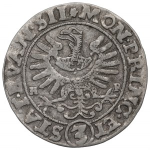 Sliezsko, Evanjelické štáty 3 krajcary 1634, Wrocław