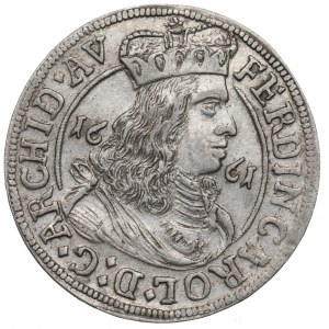 Rakúsko, Ferdinand Karol, 3 krajcary 1661