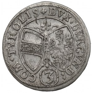 Austria, 3 kreuzer 1660