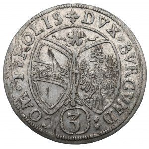 Austria, Ferdynand Karol, 3 krajcary 1659