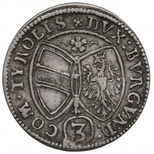 Austria, 3 kreuzer 1647