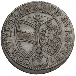 Austria, Ferdynand Karol, 3 krajcary 1646