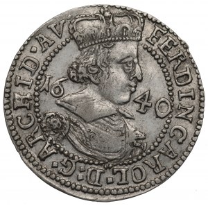 Austria, Ferdynand Karol, 3 krajcary 1640, Hall