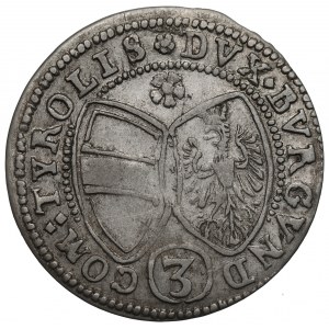 Austria, Ferdinand Carol, 3 kreuzer 1639 Hall