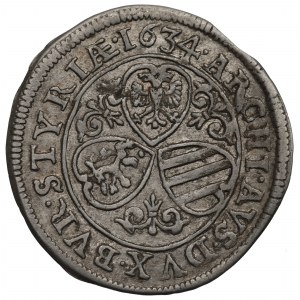 Austria, 3 krajcars 1634
