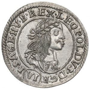 Hungary, Leopold I, 6 kreuzer 1670