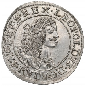 Hungary, 6 kreuzer 1669