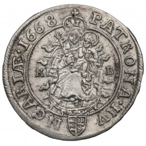 Maďarsko, 6 krajcars 1668