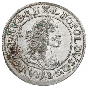 Maďarsko, Leopold I., 6 krajcars 1672