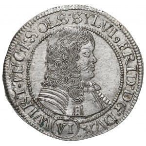 Śląsk, Księstwo Oleśnickie, Sylwiusz Fryderyk, 6 krajcarów 1674