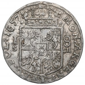 Jan II Kazimierz, Ort 1657, Kraków - ARGENT REG