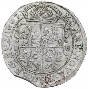 Ján II Kazimír, Ort 1667, Bydgoszcz