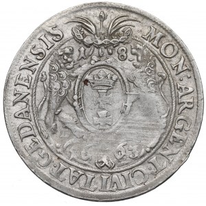 John II Casimir, 18 groschen 1663, Danzig