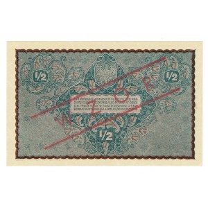 II RP, 1/2 poľskej značky 1920 - MODEL