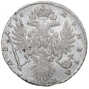 Rosja, Anna, Rubel 1735