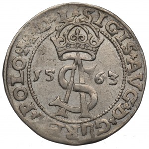 Sigismund II. Augustus, Trojak 1563, Vilnius - L/LI