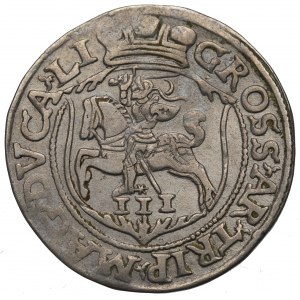 Zygmunt II August, Trojak 1563, Wilno - L/LI